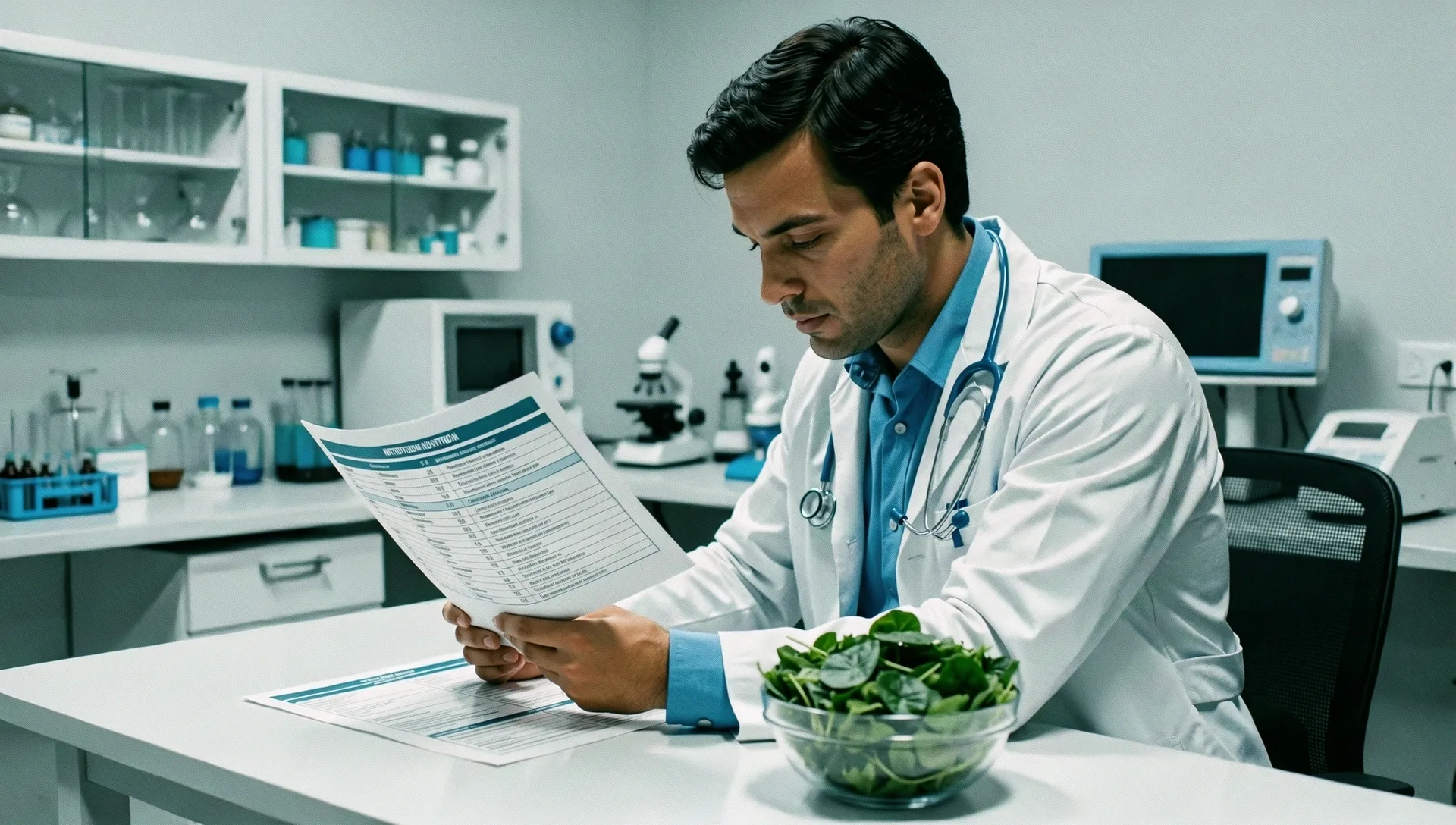 Professional nutritional lab environment